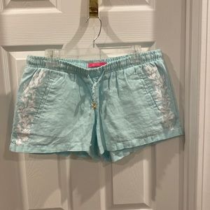 Lily Pulitzer Swim short cover up blue size large